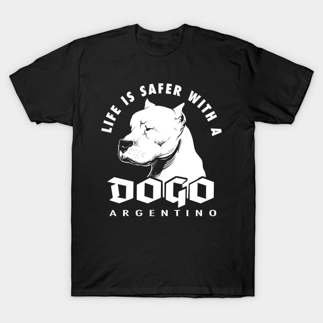 Dogo Argentino T-Shirt by Black Tee Inc